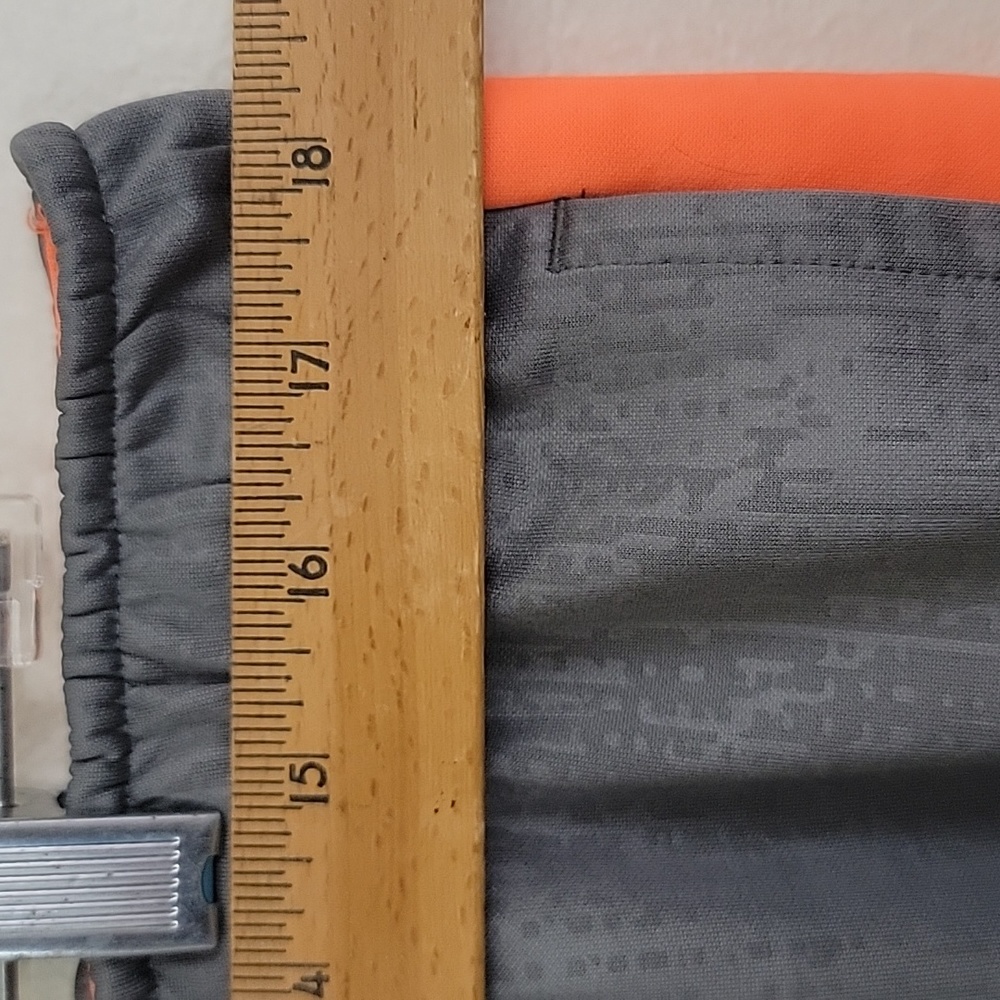 Nike Gray & Orange Athletic Pants 36.5W X 28L Mens XXL - Picture 12 of 15